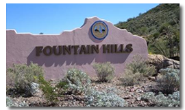 City of Fountain Hills, AZ Town Sign